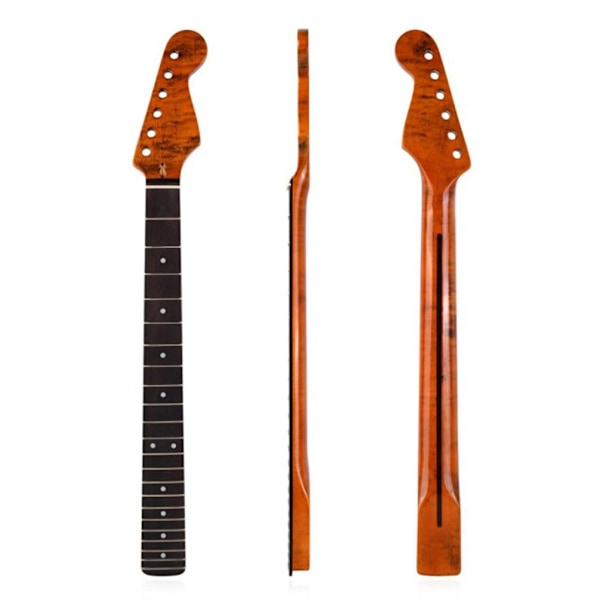Elgitarrhalsbyte för gitarrhals DIY-delar Byte 22 Rose Wood Greppbräda Bindning för TL ST Tele Bakre Centerlinje