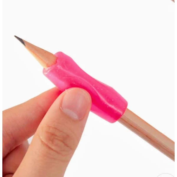 Penngrepp, 8 st fingergreppshållare, färgglada silikonpenngrepp, ergonomiskt skrivhjälp för barn Barn Vuxna