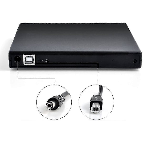 Ekstern DVD-brænder med CD-brænder (kombination), USB-interface