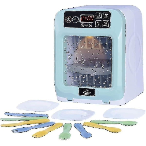 Min första diskmaskin för barn köksleksak med ljus och ljud | Kökstillbehör för barn | Barnleksaker | Köks- och matleksaker