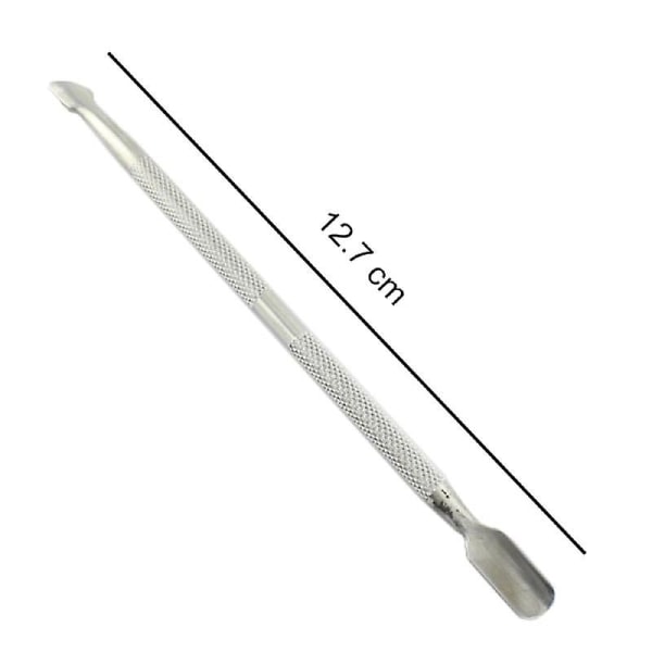 Cuticle Pusher For Nail Cuticle Clean/Remove Gel Polish Silver