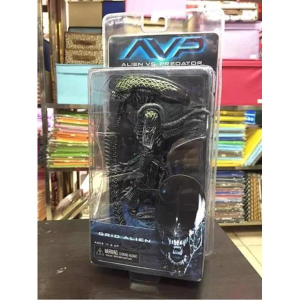 (AZC) NECA Grid Warrior Xenomorph Alien Figur Alien vs Predator Actionfigur Samlermodel Legetøj Julefødselsdagsgave Warrior