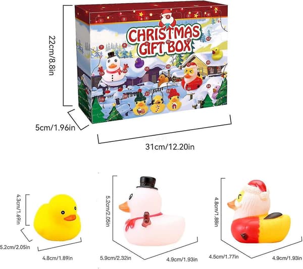 Gummi And Advent 2025. Advent 2025 Barn. Advent Andebad Til {AZC} 06(24 ducks)