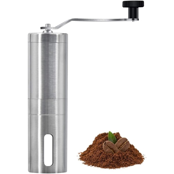 Manual Coffee Grinder - Adjustable Setting Portable Conical Burr Mill