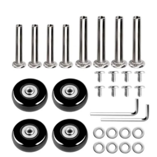 Kuffertdele Aksler Bagagehjul 90MM*24MM4PCS 4PCS 90mm*24mm 4pcs