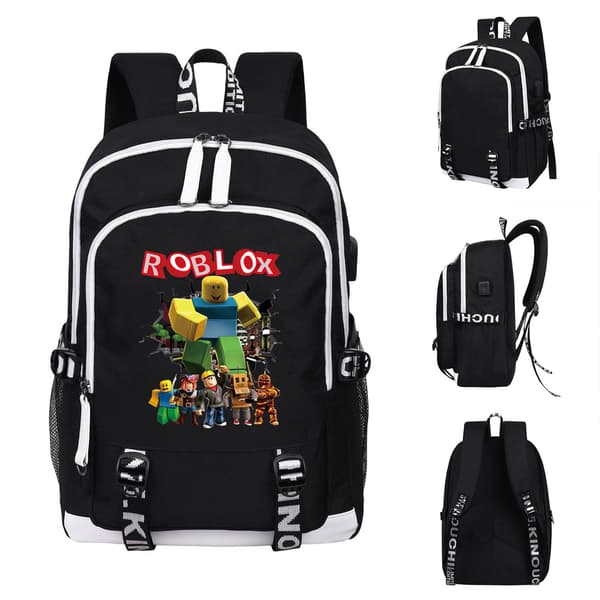 Roblox Rygsæk Børn Skoletaske Computertaske