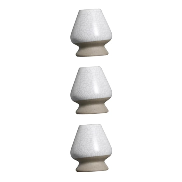 1/2/3 Handgjord Matcha Vispställ Te-ceremoni Teset för Vit med Spricka 6 x 7cm 3S 3Sets White with Crack 6 x 7cm
