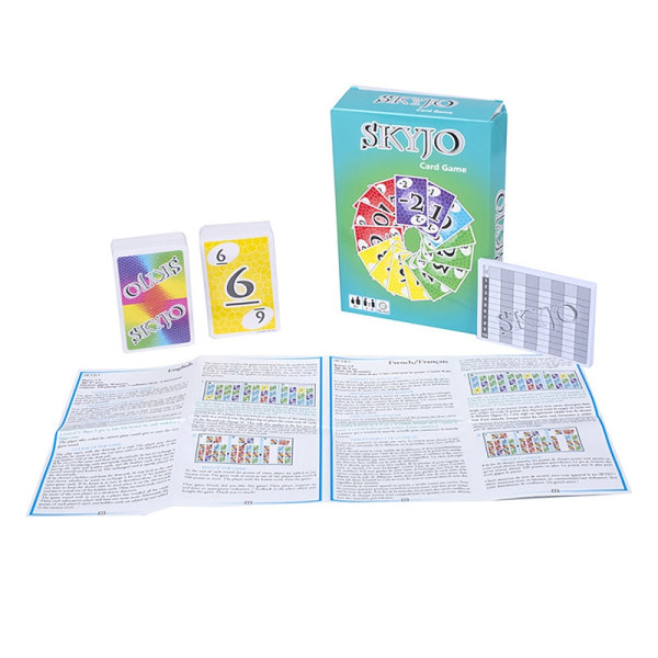 kort med "Skyjo Card Game" Family Gathering Game Card Holiday G-WELLNGS