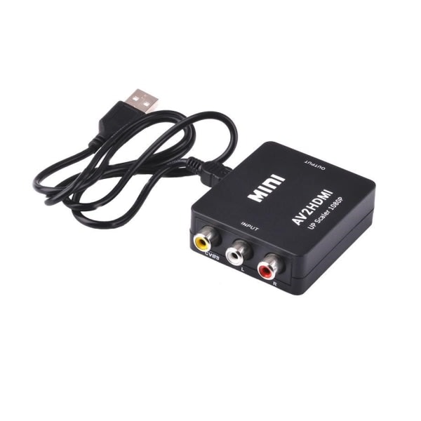 RCA-HDMI-sovitin / signaalinvaihto