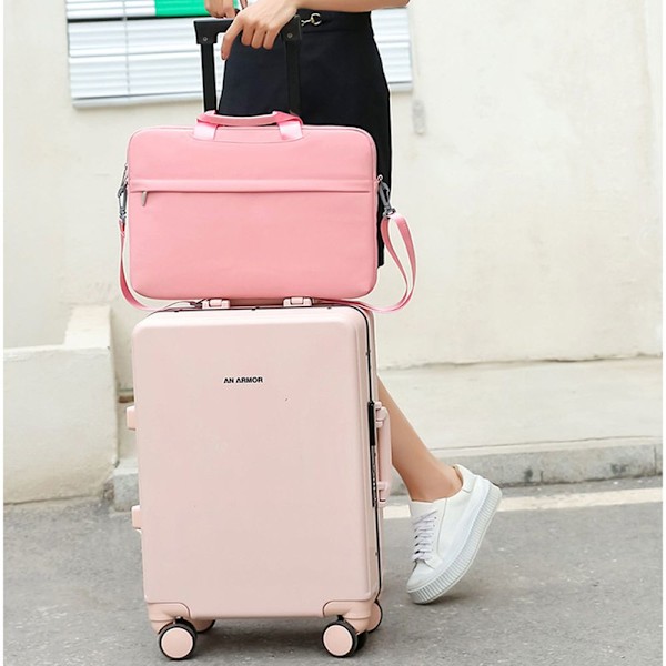 11 13 14 15,6 tommer Laptop Taske CASE 14 tommer Rosa Pink 14 inch