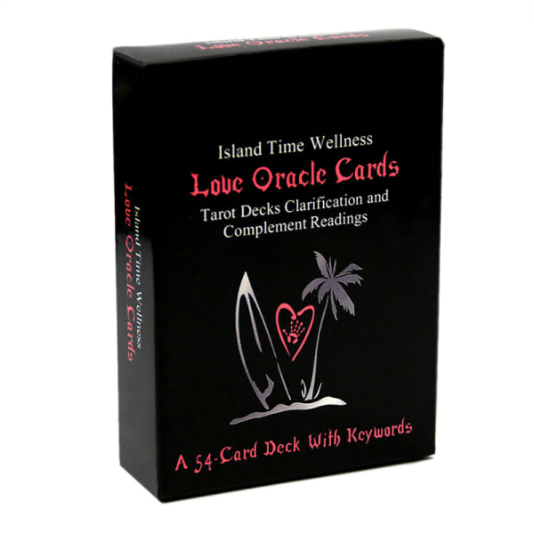 54 kort Louc Oracle-kort Island Time Wellness Les skjebnen Tarot