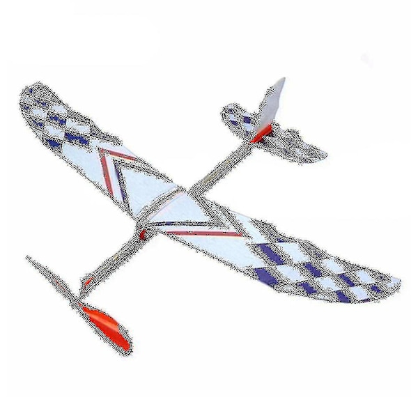 4x Elastiskt Gummibandsdrivet DIY Skumflygplansmodell Kit Flygplan Pedagogisk Leksak