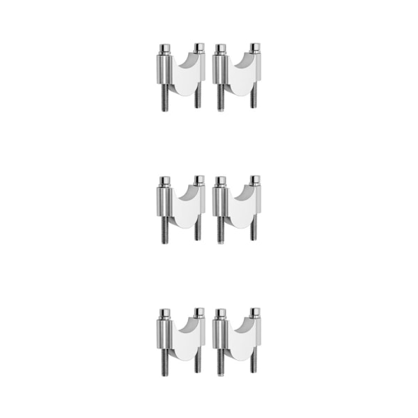 1/3/5 2st/set Höghållfast Monteringsklämma för Stång av Aluminiumlegering För Vit 28mm White 28mm 3PCS