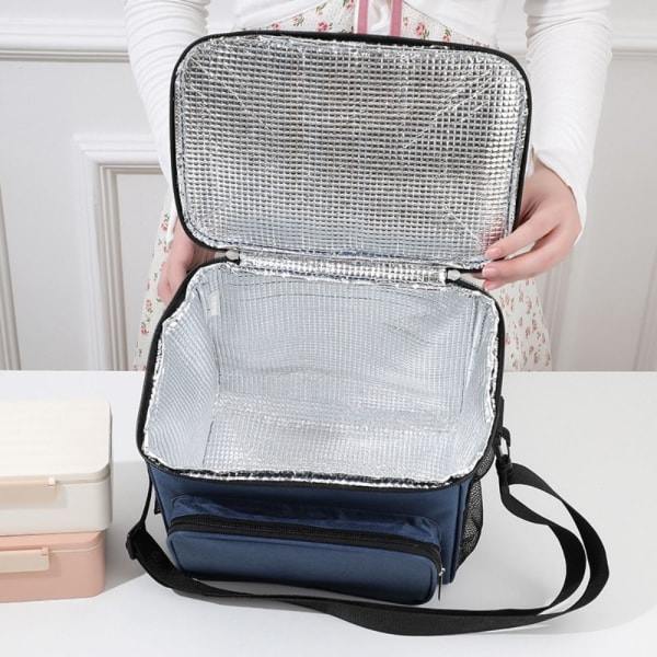 Eristävä Lounaslaukku Kylmälaukku Musta - Korkea Laatu Musta no strap