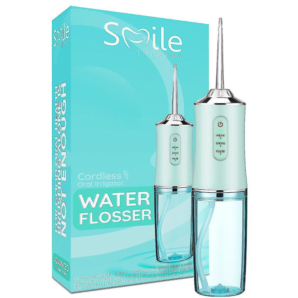 Dental Water Flosser Spotlight Waterpik Professional Oral Irrigator Portable Floss Cleaner Sunnere tenner Hvitere Cleaner