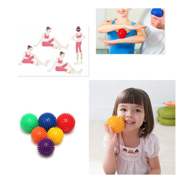 Massagebold Med Bløde Negle, Plantar Fasciitis Og Fodmassage, Fasciabold Fitnessbold