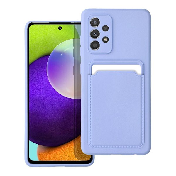 Galaxy A52s/A52 5G/A52 4G Kotelo Forcell Korttikotelo Violetti 80