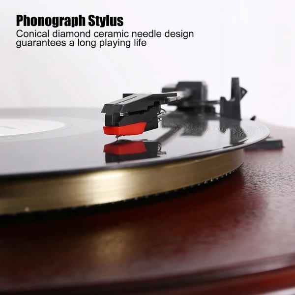 4 Fonograf Stylus Elektrisk Platespiller Platespillernål