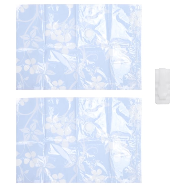 2PCS Vakuumförvaringspåse Transparent Reseblanket Kläder