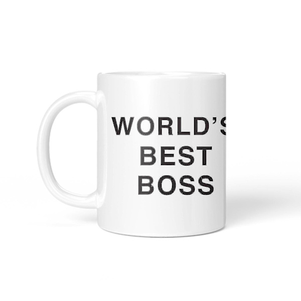 1 stk Krus Sjov Verdens Bedste Chef Kaffe KRus Keramik Te/Mælk/Kakao KRus Unik Kontorgave