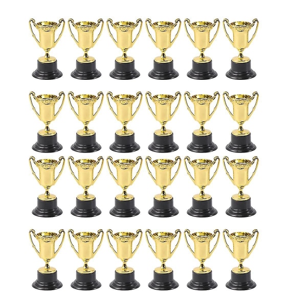 24 kpl Golden Mini Award Trophy Awards Sisustus Muovi Palkinto Palkinnot Kindergarten Awards Trophy B:llä