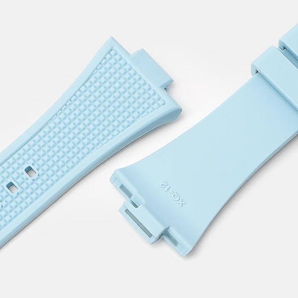 12MM Armbånd for Tissot PRX Super Gamer T137.407.410 Ser Light Blue