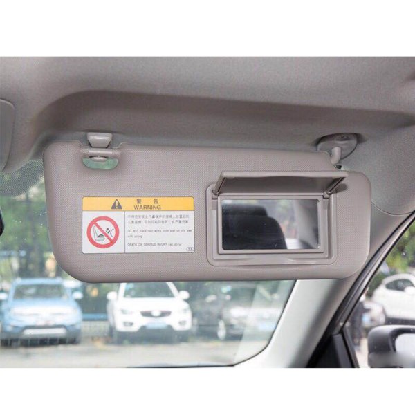 Bilsolskærm forrude interiør til Toyota Corolla/Corolla Hybrid grå grey right