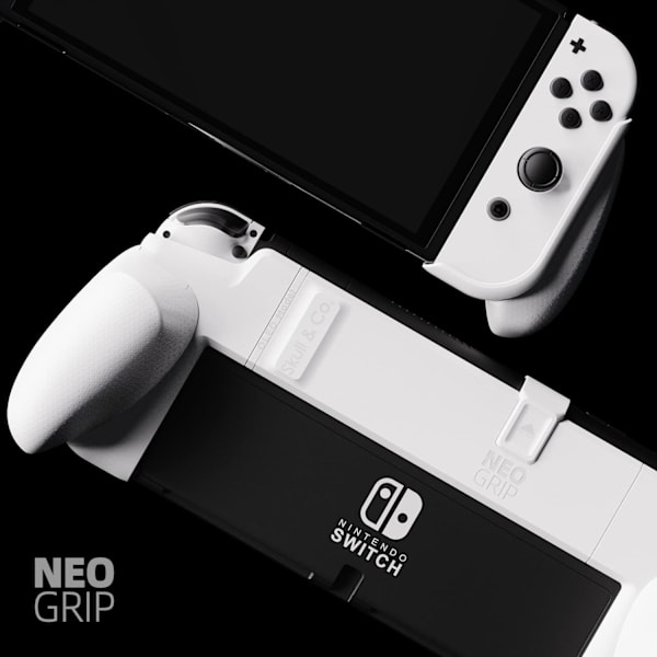 NeoGrip för Nintendo Switch OLED och vanlig modell: Ett ergonomiskt grepp med hårt skal