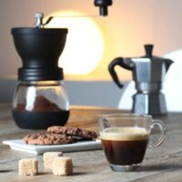 Skerton PRO -kahvimylly | Keraaminen, 19 cm, musta