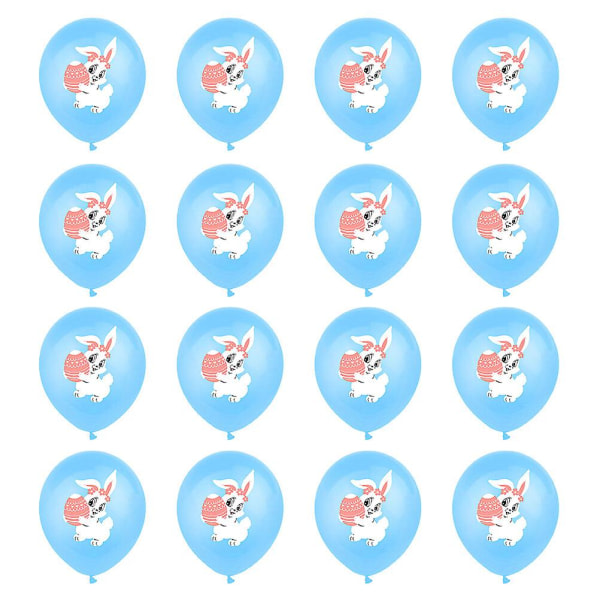 20 kpl Lateksiilmapalloja Sarjakuva Kani Ilmapallo Pääsiäisteema Juhla Ilmapallot Koriste (30,5 x 30,5 cm, sininen)