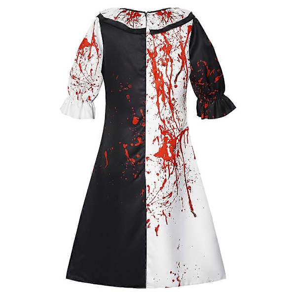 Terrifier 2 Art the Clown Cosplay Blodig Jumpsuit för Vuxna Unisex Halloween Karneval Kostymdräkter Festkläder Kvinnor Women M