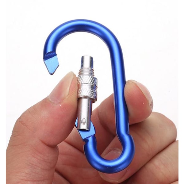 Karbinhakar - Blandade färger - 5-pack - Låsbar