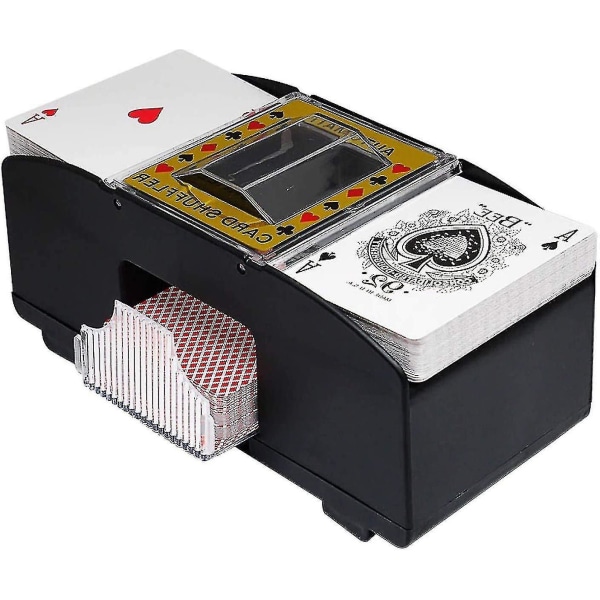 Elektrisk kortstokkingsmaskin fra Xceedez - Batteridrevet pokerkortstokkingsenhet