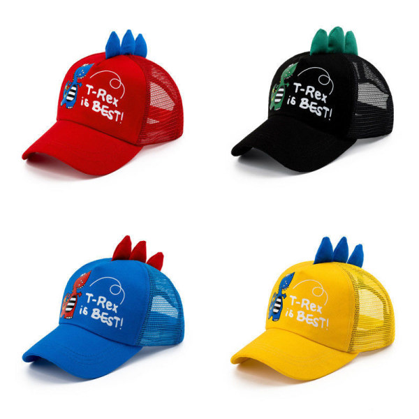 Småbarn Gutter Jenter T-rex Dinosaur Baseball Cap Barn Dyr Solhatt