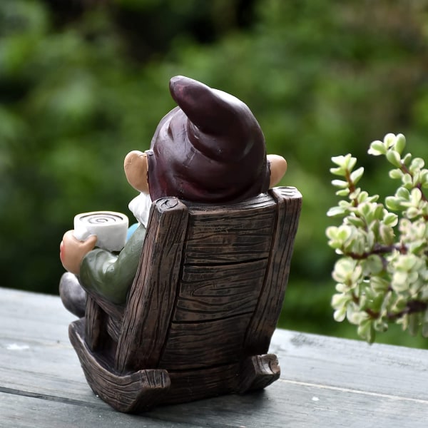 Juomakahvi Puutarha Gnome-patsaan koristelu 7,3" Tonttupuutarhapatsashahmo  Koriste sisätiloihin ulkokäyttöön Kotipuutarha Patio Piha Nurmikko 7565 |  Fyndiq