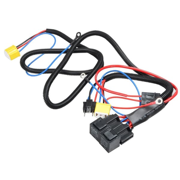 12V 35-90W Bilfrontlys Stråleforsterker H4 Halogenlampe Frontlys Modifikasjonslinje Lighter LED Linjesett