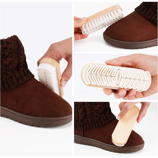 puhdistusharja, kenkäharja kenkien puhdistus mokka kenkäharja puhdistava pyyhekumi