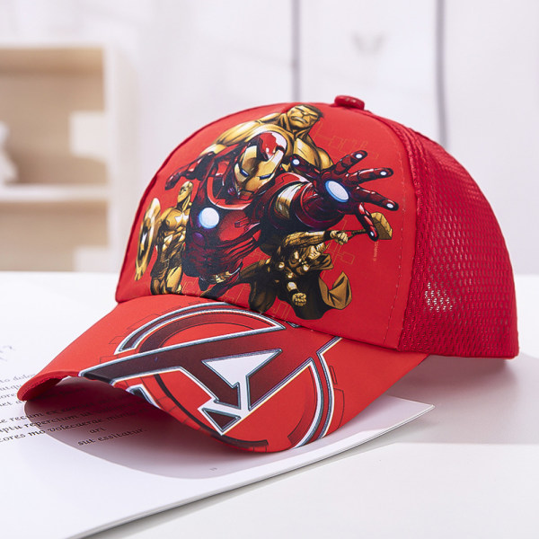 Verkkopallolippis Snapback Trucker Hat Lapset Tyttö Poika Lahja Marvel Superhero