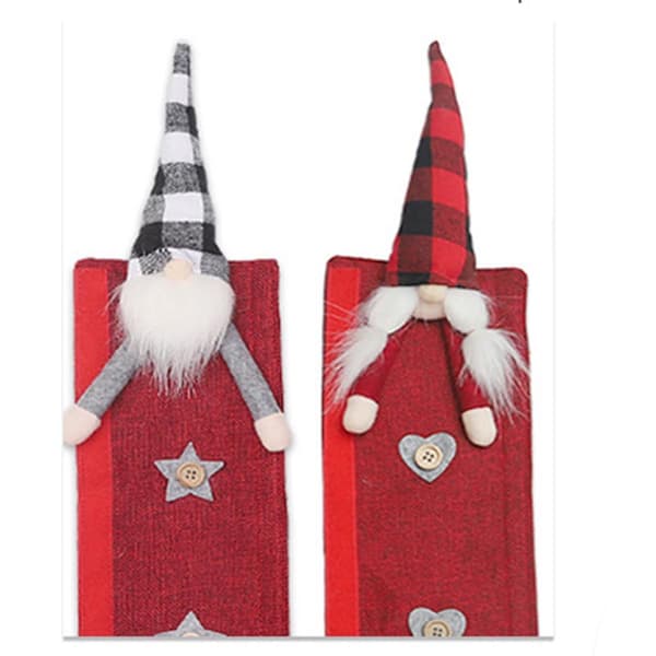 6st Christmas Refrigerator Cover Christmas Theme Refrigerator Microwave Handle Covers Christmas Home Decor Six Suit