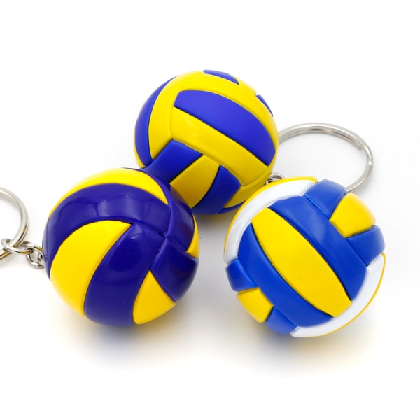 2 stk Creative Sports nøgleringe Volleyball nøgleringe Bolde Spil Fan Vedhæng
