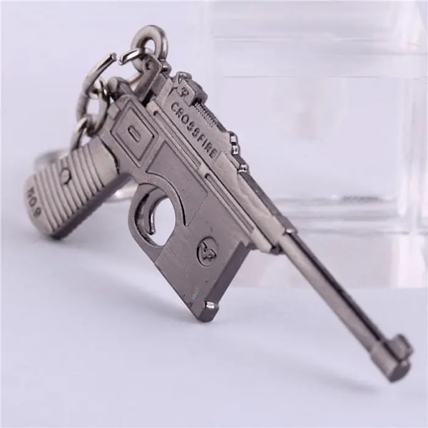 Nyhet Counter Strike Pistol Ak47 Nyckelring Herrar Prydnad Awp Gevär Sniper Cs Go Sabel Herrväskor Bilnyckelring Smycken Souvenirer 19