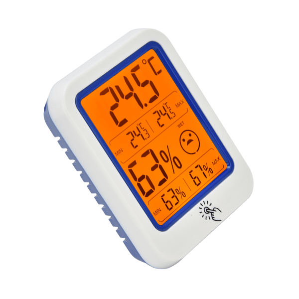 Vægmonteret elektronisk termometer Hygrometer Digital