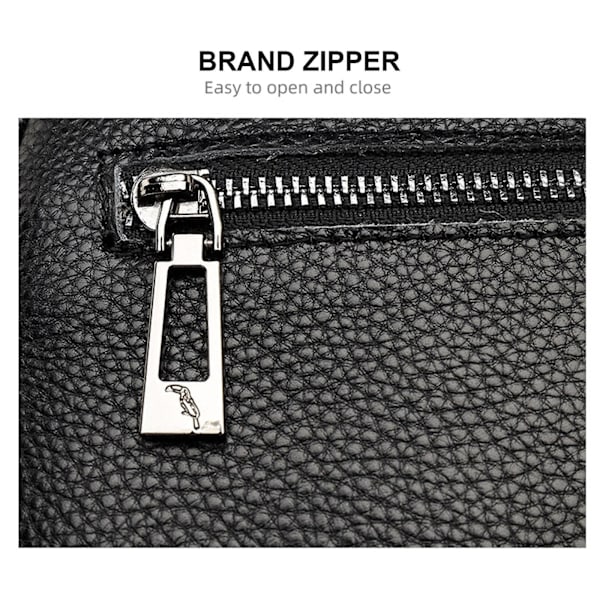 Damer läder crossbody väska, liten axelväska med dragkedja, off-white green