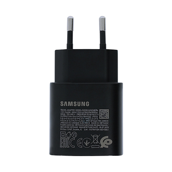 Samsung Original EP-TA800 25W Super Hurtig Oplader black