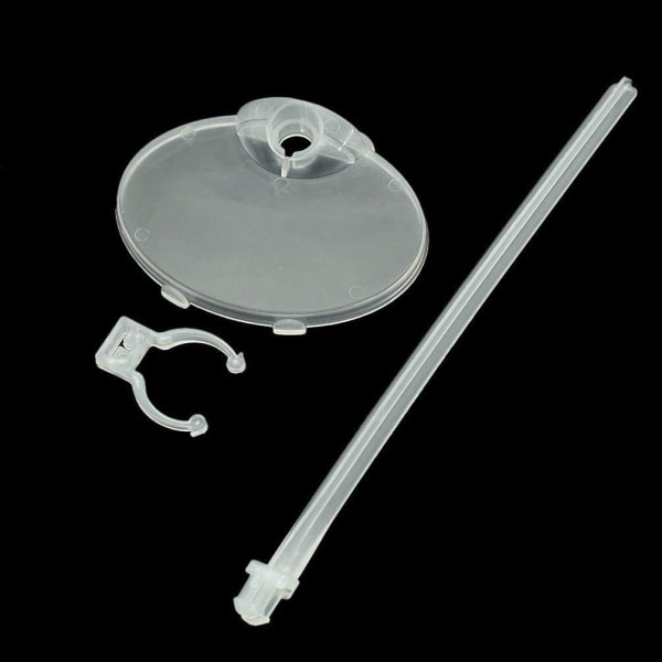Minidockningsställ för Barbie-dockor, ställ för dockkläder, transparent dockställ, hållare för dockor, 6-pack