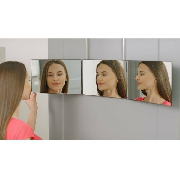 Triptykspegeln för att titta på din reflektion från alla vinklar - sett på TV
