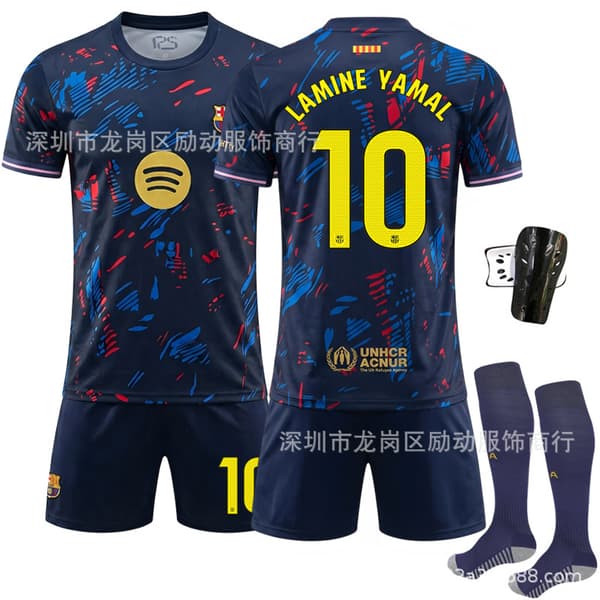 VM-udebane trøje 2026 – Fodboldtrøjer til voksne og børn Size 8 with socks + protective gear #S