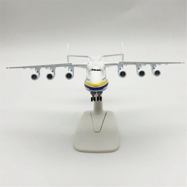 Metalllegering Antonov An-225 Mriya Flygplan modell 1/400 Skala Replika modell Flygplansleksak för samling