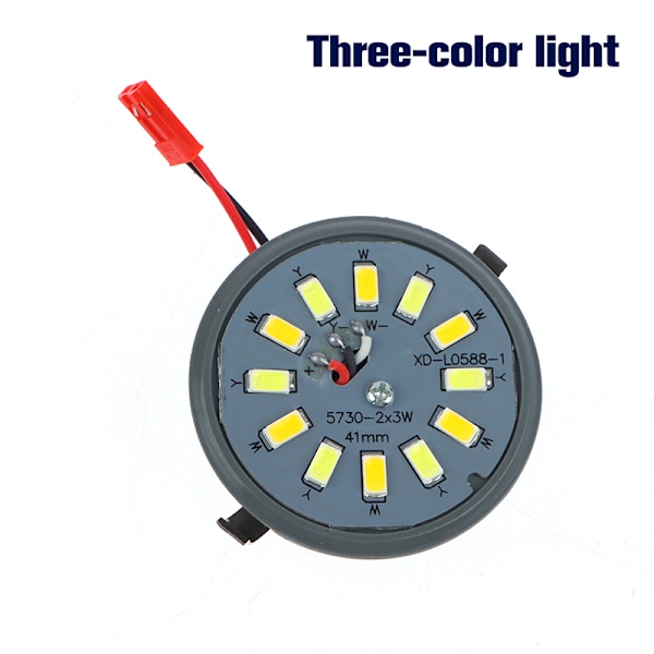 LED-kristallivalon muunnoslamppu LED-maissilamppu integroitu valo Three-color light