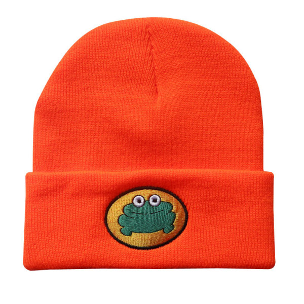 Cute Cartoon TV Parappa The Rapper Frog Knitted Beanie Hats Unisex